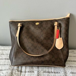 Brown Coach bag